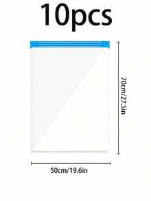 20/10/9/5/1pc Large Capacity Vacuum Storage Bags, Multi-Functional Foldable Storage Bags, Transparent Waterproof Storage Bags, Suitable For Household Clothing Storage And Travel - Multicolor - View 18