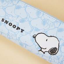 Miniso 1 pieza Bolsa de cosméticos compacta de la serie Snoopy, diseño lindo, almacenamiento portátil, adecuada para uso diario y viajes, gran regalo para amigos - Multicolor - Ver 3