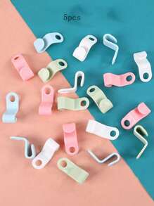 20pcs Plastic Clothing Hanger Connector Hooks, Linked Hanger Hooks For Wardrobe