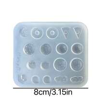 Cake Decorating Accessories Resin Casting Molds, Silicone Mold Parts, Resin Liquid Molds, Resin Keychains, Silicone Molds, Resin Molds - White - View 6