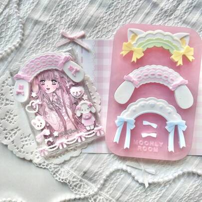 Maid Headband Resin Casting Mold, Silicone Mold Accessories, Resin Liquid Mold, Resin Keychain Silicone Mold, Resin Mold