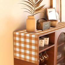 Watercolor Multicolor Buffalo Plaid Table Towel Plaid Tablecloth Farmhouse Spring And Summer Easter Home Kitchen Dining Table Decoration