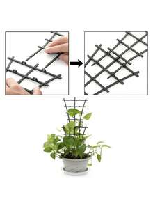 植物攀爬架，盆栽支架，藤蔓植物及可叠放植物支架，兰花、玫瑰花盆支架，人造植物支架，塑料支架 - 彩色 - 查看 6