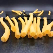 5pcs Flat Resistance Bands For Slingshot, Flat Rubber Bands Flat Latex Bands For Professional Slingshot Hunting And Shooting Replacement