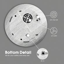 550ml Wood Grain Essential Oil Diffuser, Ultrasonic Humidifier, Remote And 6 Oils, Automatic Shutdown