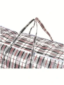 Bolsas extra grandes para lavandería, compras, almacenamiento y mudanzas con cremallera y asas, en azul, rojo y negro. Bolsas de viaje durables a cuadros para ropa, lavandería, ropa de cama, mudanza, limpieza del armario y decoración navideña. Bolsas de patrón de piel de serpiente, bolsas tejidas, resistentes a la humedad y a las manchas