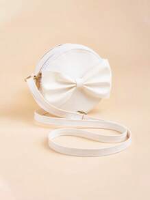 1pc S Bow Decor Cute Crossbody Bag School Bag, School Bag, Luggage,School Bag