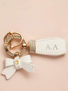 1 pieza Llavero personalizado con lazo exquisito con diseño de libro de dibujos animados - Accesorio de estilo creativo con cuerda de mano y anillo de bloqueo, un regalo perfecto de idea para mujer - Multicolor - Ver 4