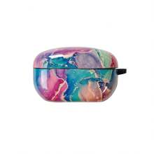 WF-1000XM5 Dual-Texture Case – Galaxy & Marble Art | Lightweight & Scratch/Fingerprint-Resistant