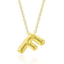 Fashionable Gold Copper A-Z 26 Letter Hanging Necklace, Charming Women's Jewelry