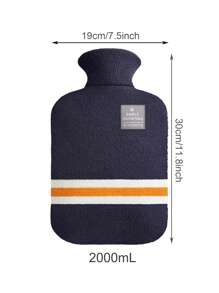 Hot Water Bottle With Cover, Hot Water Bag For Warming Bed,Menstrual Cramps,Hot And Cold Compress,Hand Feet Warmer, And Rubber, Ideal For Winter,Women Valentine Gift Birthday Boyfriend Girlfriend