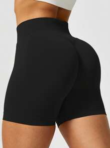 NcmRyu 2 Stück Damen Einfarbige vielseitige nahtlose Taillenhose mit Bauchkontrolle und Lifting Sport Leggings & Shorts