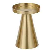 3件套优雅黄铜烛台，适用于宴会、教堂、装饰、餐厅等场合（不含蜡烛） - 金色 - 查看 8