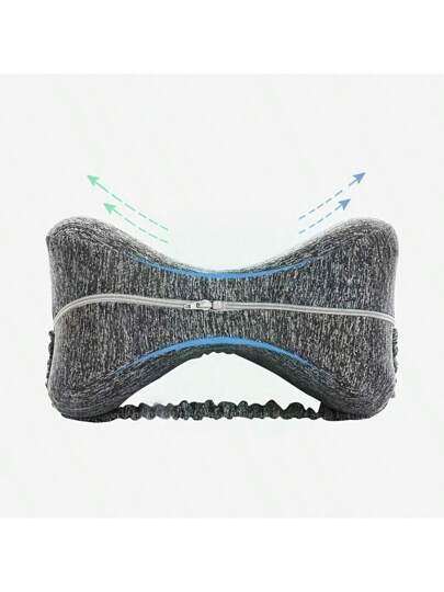 1PC Leg Kussen Ergonomic Side Sleeping Pillows Memory Foam Knee Strap Sleeper Support Cushion Removable Washable Cover, Bedding, Home view 3