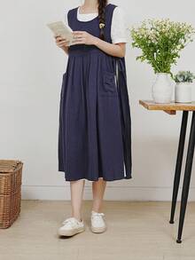 Aprons - Navy Blue - View 2