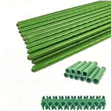 27pcs/Set Sturdy & Durable Metal Garden Trellises, Corrosion-Resistant, Easy To Install, Suitable For Various Fruits, Plants, Vegetables, Adjustable & Foldable Trellis Set, Essential For Outdoor Planting - Army Green - View 6