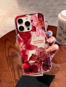 Shockproof Floral Pattern Flower Pattern Waterproof Shockproof Scratch-Resistant Phone Case Compatible With IPhone 13/11/12/16/14/15/15Pro/15Plus/15ProMax/7Plus/8Plus/X/XsMax/Xr/11Pro/12Pro/13Pro/14Pro/12mini/13mini/11ProMax/12ProMax/13ProMax/14Pro Max/14Plus/6/6s/6Plus/7/8/16Pro/16Plus/16ProMax/SE And Galaxy/A54/A14/A12/A13/A15/A32/A33/A24/A52S/S20/S21/S22/S23/S24/S23Plus/S24Ultra/S25/A15/A33/A23 Spring Gift - Multicolor - View 4