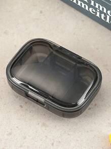 1PC Portable Mini Pill Box Travel Pill Box Carry-On Medicine Box 3-Grid Pill Storage And Packaging Box Medicine Organizer And Pill Container For Daily Use, Suitable For Travel Or Home Use