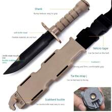 1pc M9 Toy - Military Training Knife - Film & TV Prop - Cosplay Prop - Live Action CS Cosplay Prop Toy - Birthday Gift - Christmas Gift - Halloween Gift - Perfect Gift - Souvenir - Toy