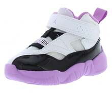 Nike Jordan Jumpman Two Trey Infant/Toddler Shoes - White/Black/Barely Grape - View 2