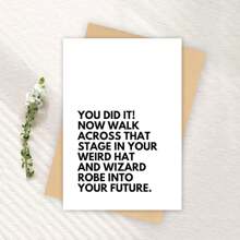 1PC Graduation Card, College Graduates, Inspiring Cards, Graduation Cards And Envelopes, High Quality Paper Products, Graduation Gifts