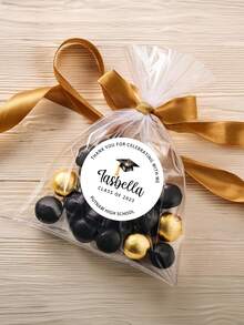 Etiquetas de agradecimiento para los obsequios de graduación 2025/Decoraciones de graduación 2025/Etiquetas de graduación personalizadas/Etiquetas de obsequios impresas/Etiquetas personalizadas, Pegatinas de graduación/Etiquetas de graduación personalizadas/Decoraciones de graduación 2025/Etiquetas de graduación personalizadas/Etiquetas de obsequios impresas/Etiqueta personalizada - Multicolor - Ver 3