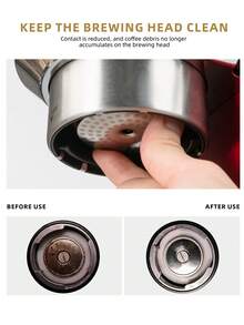 Stainless Steel Precision Shower Screen Espresso Compatible With BES900 920 980 990 Coffee Machines Assembly - Silver - View 9