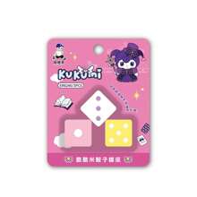 3pcs/Set Kukumi Dice Shaped Erasers, Funny Stationery, School Office Party Game Souvenirs, Student Prize Treasure Box, Back To School Gifts, Gambling Game Rewards, Clean & Smudge-Free Correction Tool For Exams, Drawing, Writing
