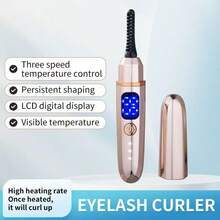 JMMO 新款电动睫毛夹，3档温度加热睫毛夹，300mAh大容量电池，15秒快速加热，卷翘持久，带电源指示灯，是送给女性的绝佳礼物