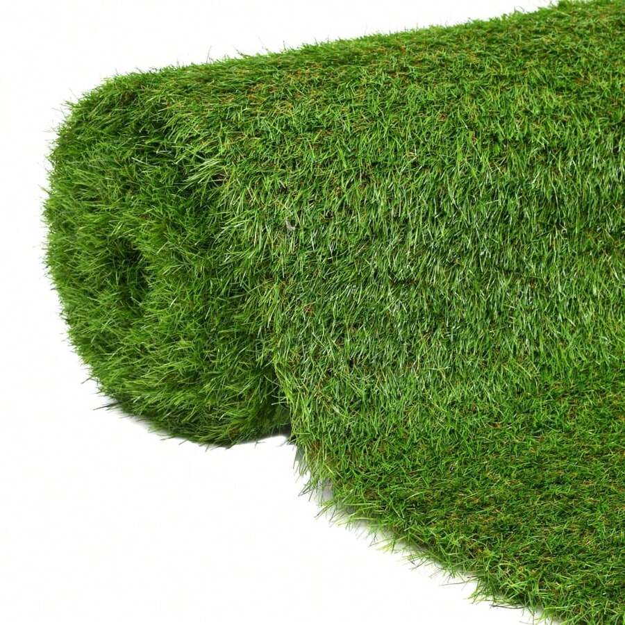 Gazon Synthétique Exterieur with Picots 30mm - Faux Gazon pour Balcon, Terasse et Jardin - Premium Tapis Gazon - Fausse Herbe Balcon - Tapis Herbe Artificielle1x2 m Vert - Verde - Ver 1