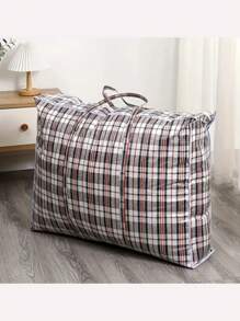 Bolsas extra grandes para lavandería, compras, almacenamiento y mudanzas con cremallera y asas, en azul, rojo y negro. Bolsas de viaje durables a cuadros para ropa, lavandería, ropa de cama, mudanza, limpieza del armario y decoración navideña. Bolsas de patrón de piel de serpiente, bolsas tejidas, resistentes a la humedad y a las manchas