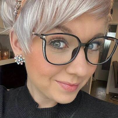 Diamond Large Frame Reading Glasses Glasses Men's Women's Square Frame Anti-Eye Fatigue Reading Computer Glasses +1.0 To +4.0