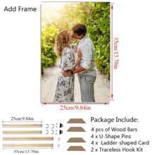 1 Foto personalizada en lienzo con marco de fotos DIY o póster sin marco, regalo del Día del Padre, fotos personalizadas para seres queridos, familia, amigos y mascotas, perros, gatos, decoración del hogar de gran tamaño adecuada para colocar en salas de estar, dormitorios, oficinas, salones de té, restaurantes, escuelas, baños, impresión de pósteres personalizados, pinturas colgantes personalizadas, pinturas de decoración de pared personalizadas, impresión gráfica