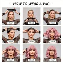 26 Inch Synthetic Long Wavy Lace Front Wig For Women Middle Part Wavy Wig For Daily Party 4*1 Lace Front Wig
