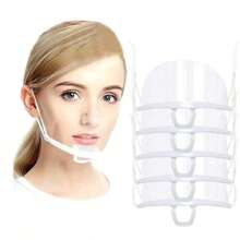 Masque facial transparent anti-buée, pour le service alimentaire, les chefs, la cuisine, la cafétéria, protège contre les gouttelettes, masque de restaurant réutilisable