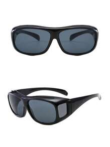 1pc Of Glasses With Polarised Lenses, Unisex Outdoor Cycling Driving Glasses For Summer Beach Vacation,Outdoor,Travel