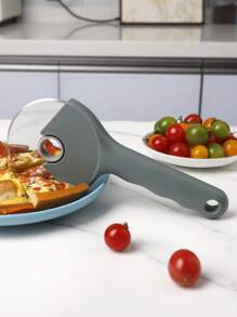 1pc 3.5in/3.74 Inch Stainless Steel Pizza Cutter Wheel With Protective Cover, Baking Biscuit Cutting Roller Slicer