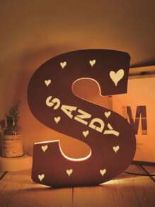 1pc. Customized Name, Customized Children's Letter Night Light, 11-Inch Creative Light-Emitting A-Z Letter Light, Large Letter Mark Letter Sign LED Mark Digital Light Sign, Suitable For Home Night Lights, Bars, Christmas Lights, Birthday Lights