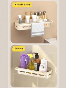 1 pezzo Scaffale porta stoviglie, porta panni e spugne da cucina multifunzione,organizer da parete per spezie