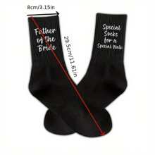1 Paar schwarze Socken, Hochzeitsgeschenke, Hochzeitsdekoration, Vatertags-Dekorationen und -Geschenke
