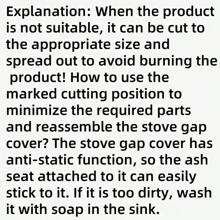 3-Piece Set 5-Hole Gas Stove Protector Mat, Kitchen Cleaning Non-Stick Reusable Stove Scratch Guard Cover