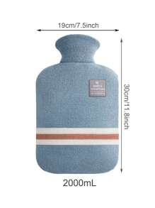Hot Water Bottle With Cover, Hot Water Bag For Warming Bed,Menstrual Cramps,Hot And Cold Compress,Hand Feet Warmer, And Rubber, Ideal For Winter,Women Valentine Gift Birthday Boyfriend Girlfriend