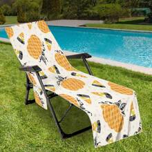 可折叠沙滩椅套，可折叠放入手提包，配有可放置眼镜和手机的口袋。沙滩椅、毛巾、泳池休闲椅套，方便携带