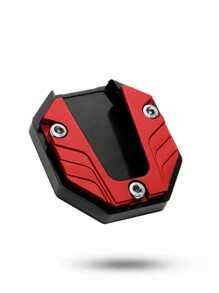 1 Peça Base de Descanso Lateral de Motocicleta de Liga de Alumínio JPMOTO, Acessório Antiderrapante que Se Adapta a Vários Modelos de Motocicleta