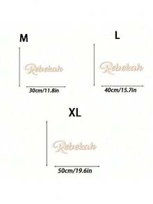 1 件，定制儿童木质铭牌，个性化木质座位卡，婚礼铭牌，圣诞节铭牌，伴娘卡，座位卡，餐厅卡座装饰 - 彩色 - 查看 7