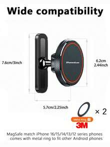 Magnetic Phone Holder For Gym, 360 Degree Adjustable Phone Mount, Universal Fitness Equipment Accessories Essentials Phone Holder For Magsafe - màu đen - Xem 4