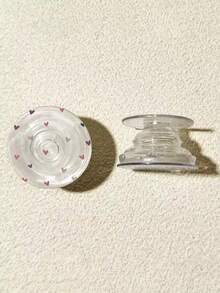 Túi khí điện thoại di động mới trong suốt bằng silicon Giá đỡ tình yêu có thể điều chỉnh dạng ống lồng nhẹ xoay 360 độ Giá đỡ điện thoại di động di động tương thích với iPhone, điện thoại Android, quà tặng sinh nhật, gia đình, bạn bè Giá đỡ điện thoại đẩy-kéo, phụ kiện điện thoại - Nhiều màu - Xem 5