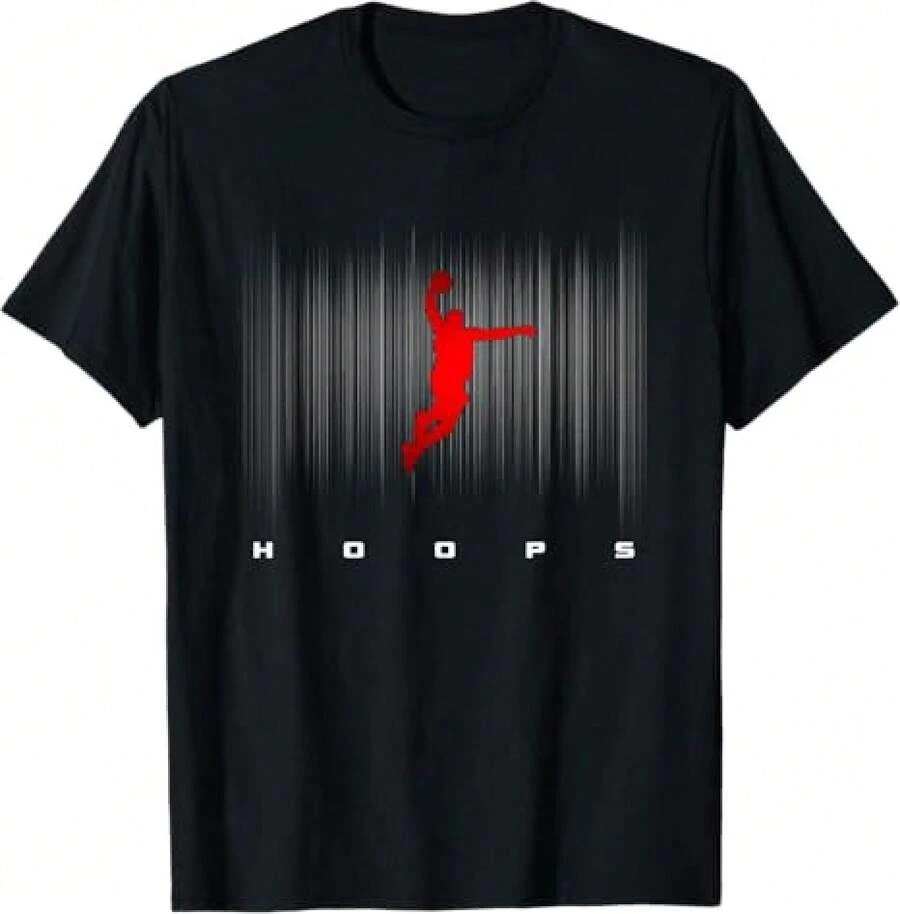 1 Pack Men's T-Shirt Ropa de baloncesto - de baloncesto Camiseta de hombre - Negro - Ver 1