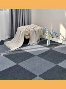 5-Piece Self-Adhesive Square Carpet, Warm And Atmospheric Patchwork Mat, Warm Bedside Carpet, Soft And Anti-Fall, Easy To Install, Home Decoration, 11.8x11.8 Inch Crawling Mat, Thick Plush Patchwork Mat, Shock-Absorbing And Sound-Proof Pet Rest Mat, Living Room Decoration, Carpet DIY Square Patchwork Mat, Removable Seams, Arbitrary Cutting, No Deformation, Washable, Colorful, Suitable For Home, Living Room, Pet House, Bedroom And Bedside. Rug Bedroom Decor Rugs