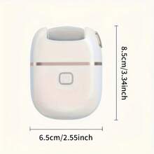 Rechargeable 3-Head Electric Foot Scrubber, Home Automatic Pedicure For Smoothing Feet, Removing Dead Skin And Exfoliation, Adult Travel Beauty Tool - trắng - Xem 10